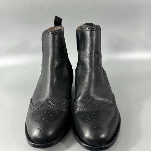 Leonardo Principi Black Leather Ankle Boots, Size 36 - Picture 3 of 9